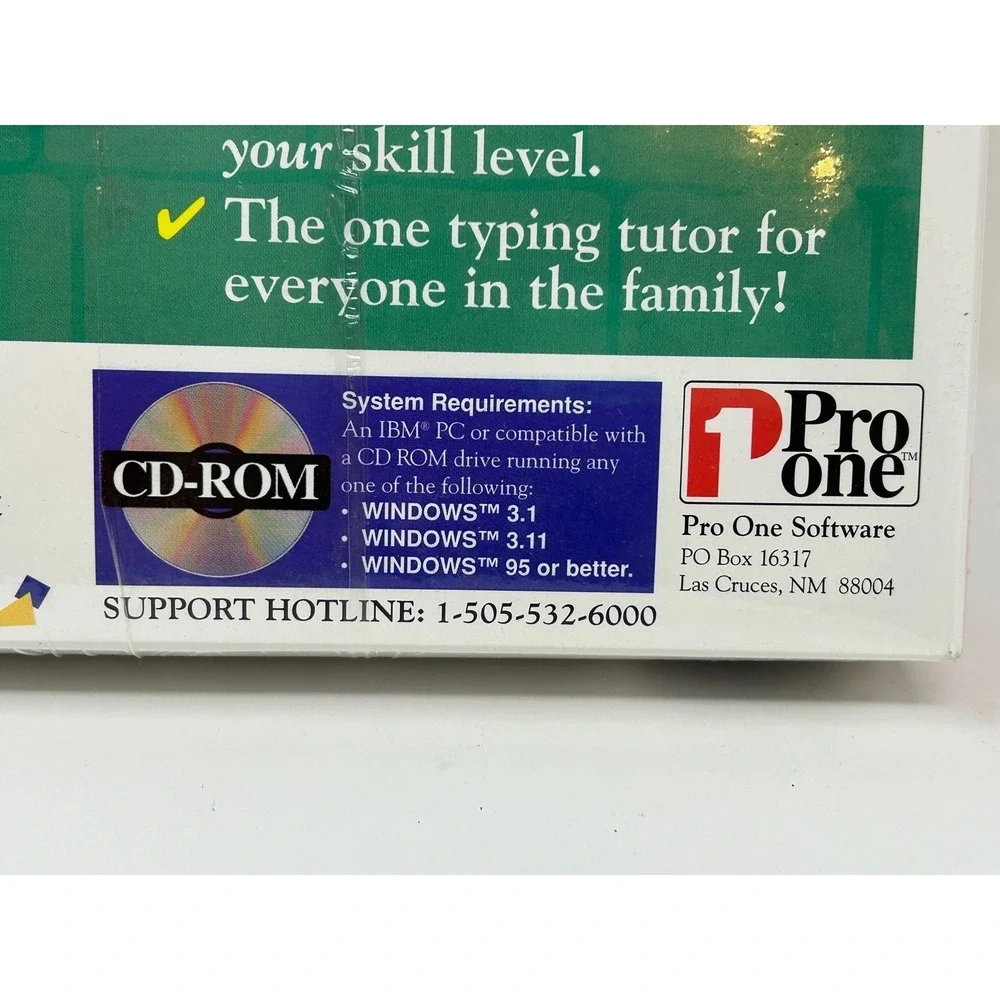 NEW Multimedia Typing (CD-Rom, Pro One Studio) For Windows 3.1, 3.11, 95+ N3